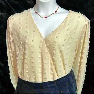 White Birch 3x Swiss Dot BodySuit